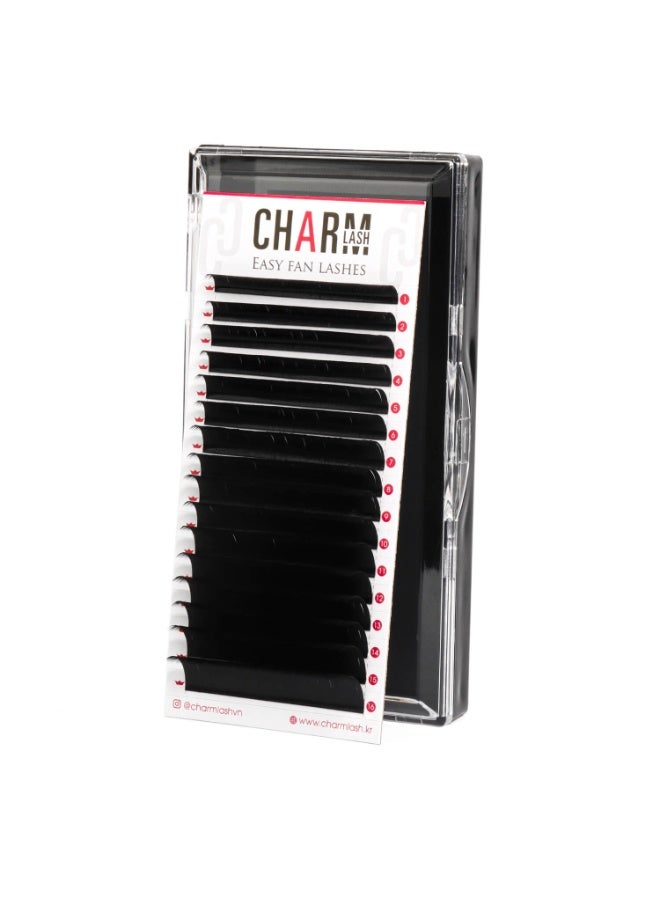 CHARM LASH Easy Fan Lashes 0.07, D, Mix Length (8-15) - Image 3